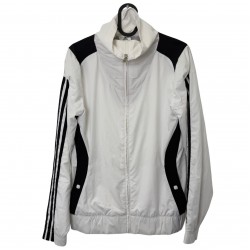 ADIDAS BLACK AND WHITE JACKET