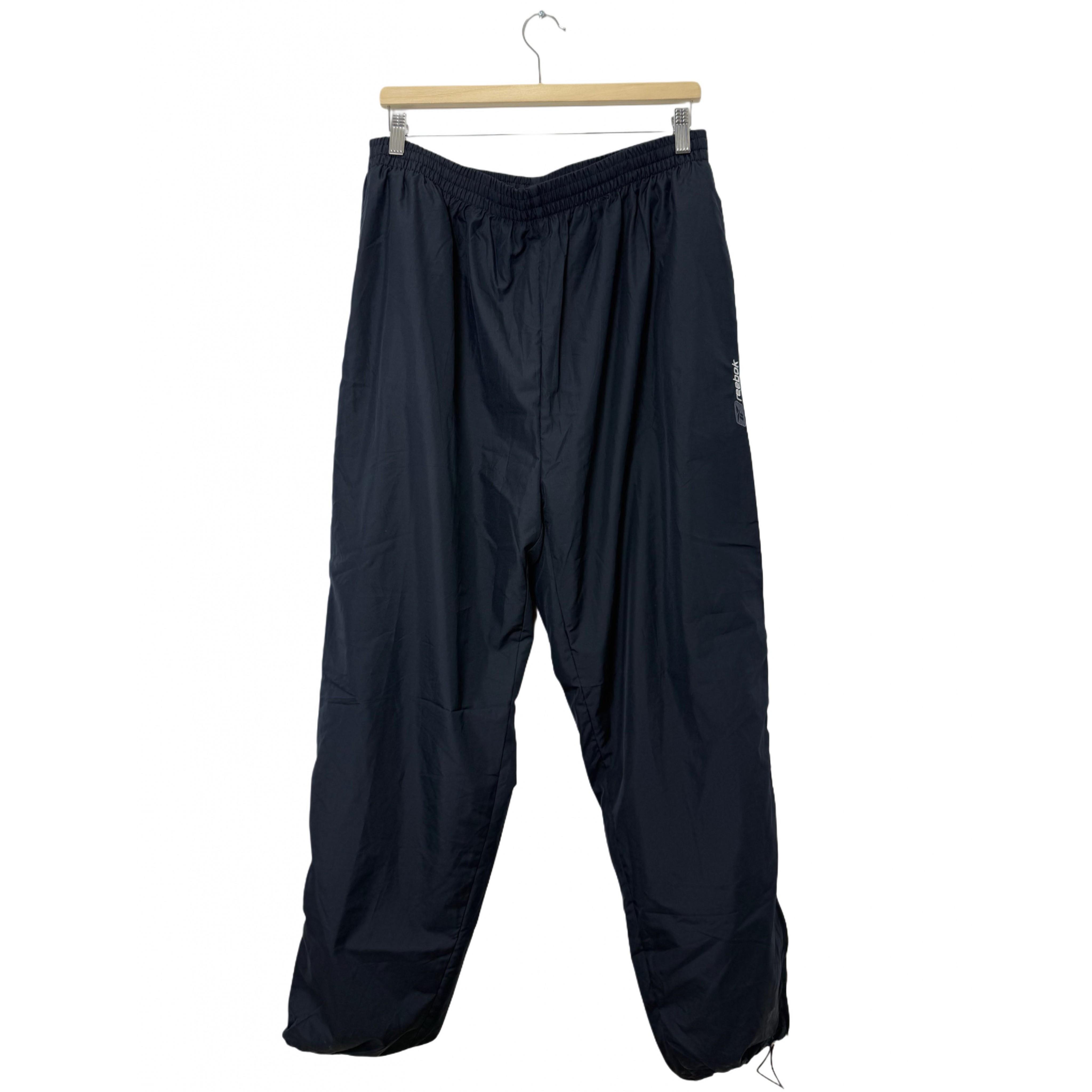 REEBOK BLACK TRACK PANTS REEBOK BLACK TRACK PANTS
