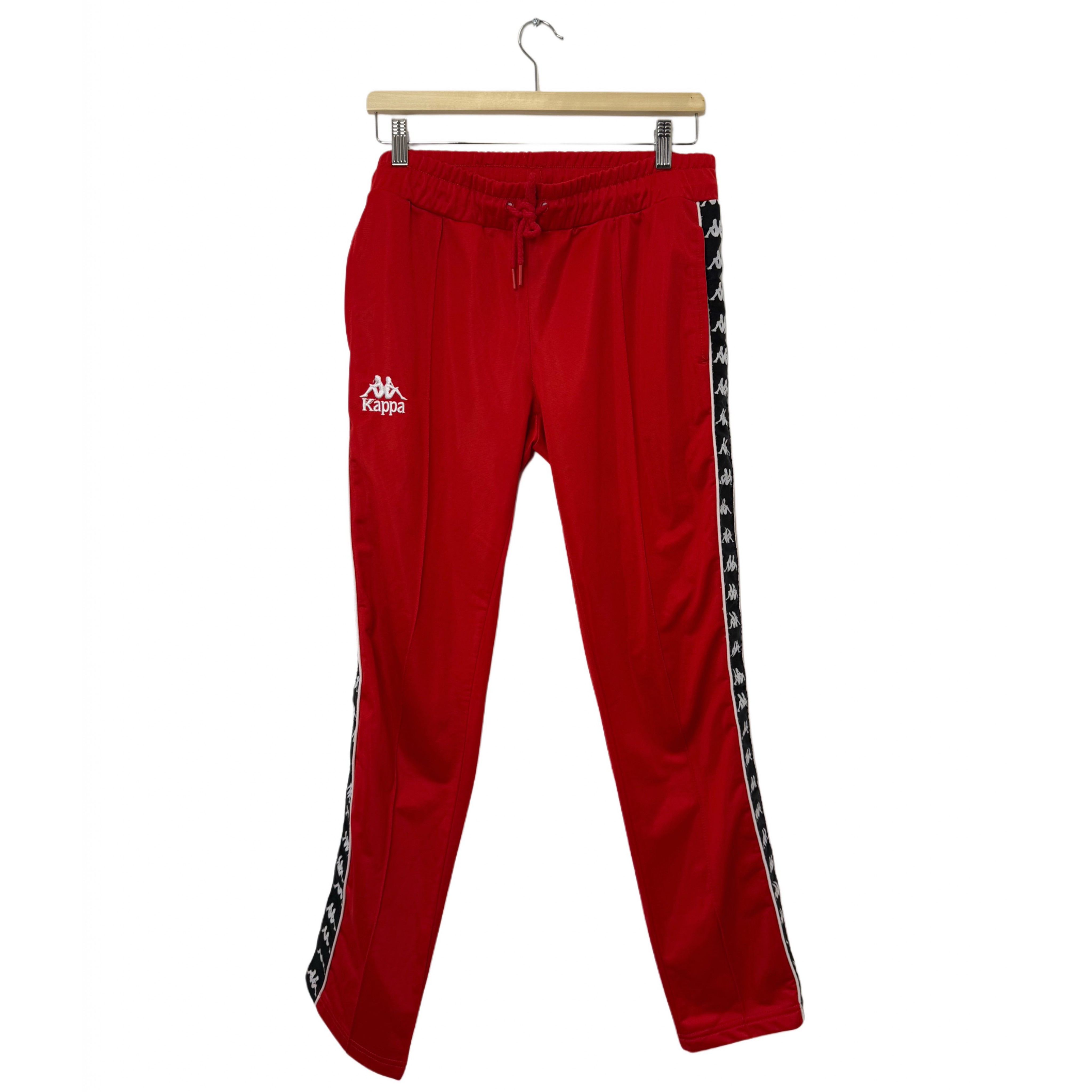 KAPPA RED TRACK PANTS KAPPA RED TRACK PANTS