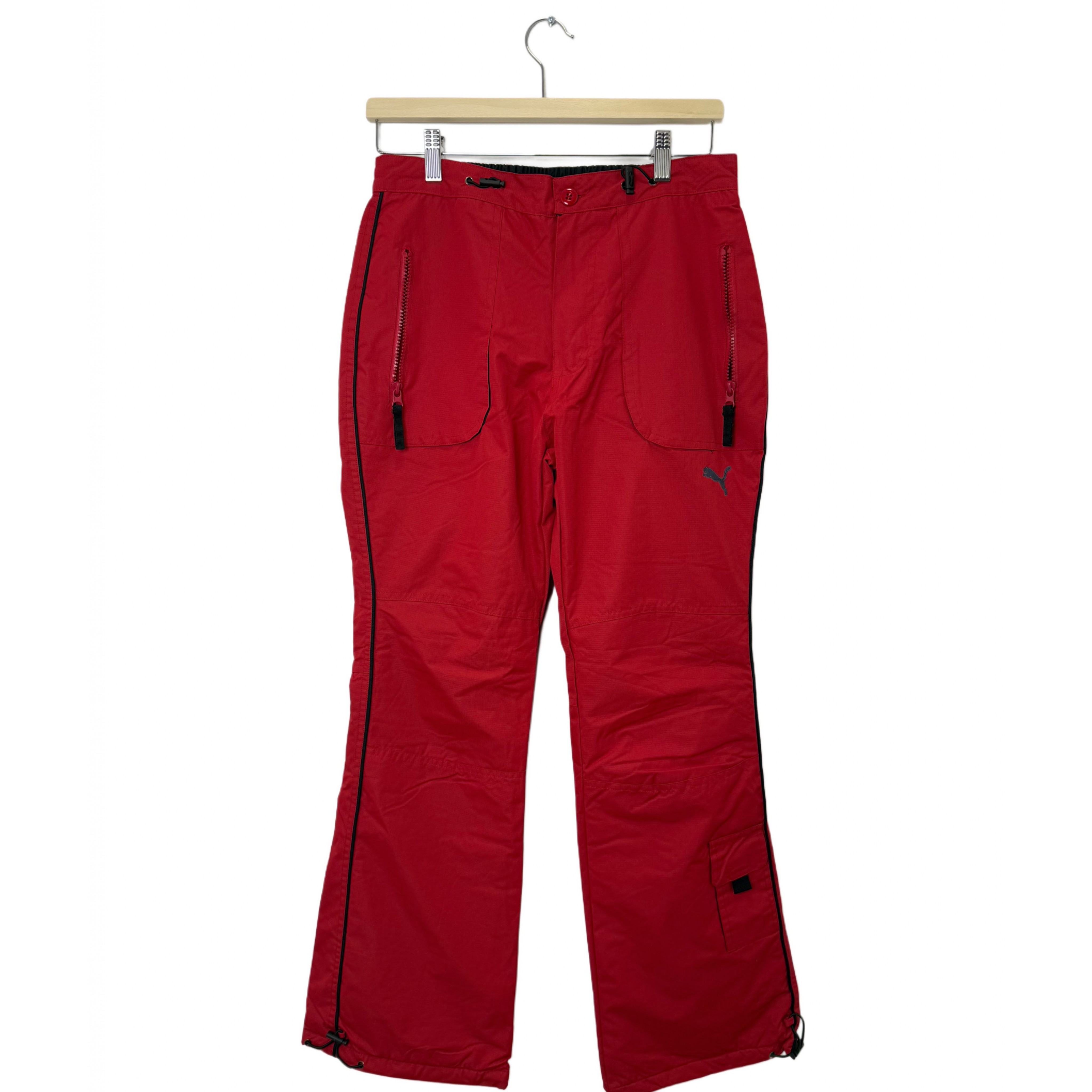 PUMA RED TRACK PANTS PUMA RED TRACK PANTS
