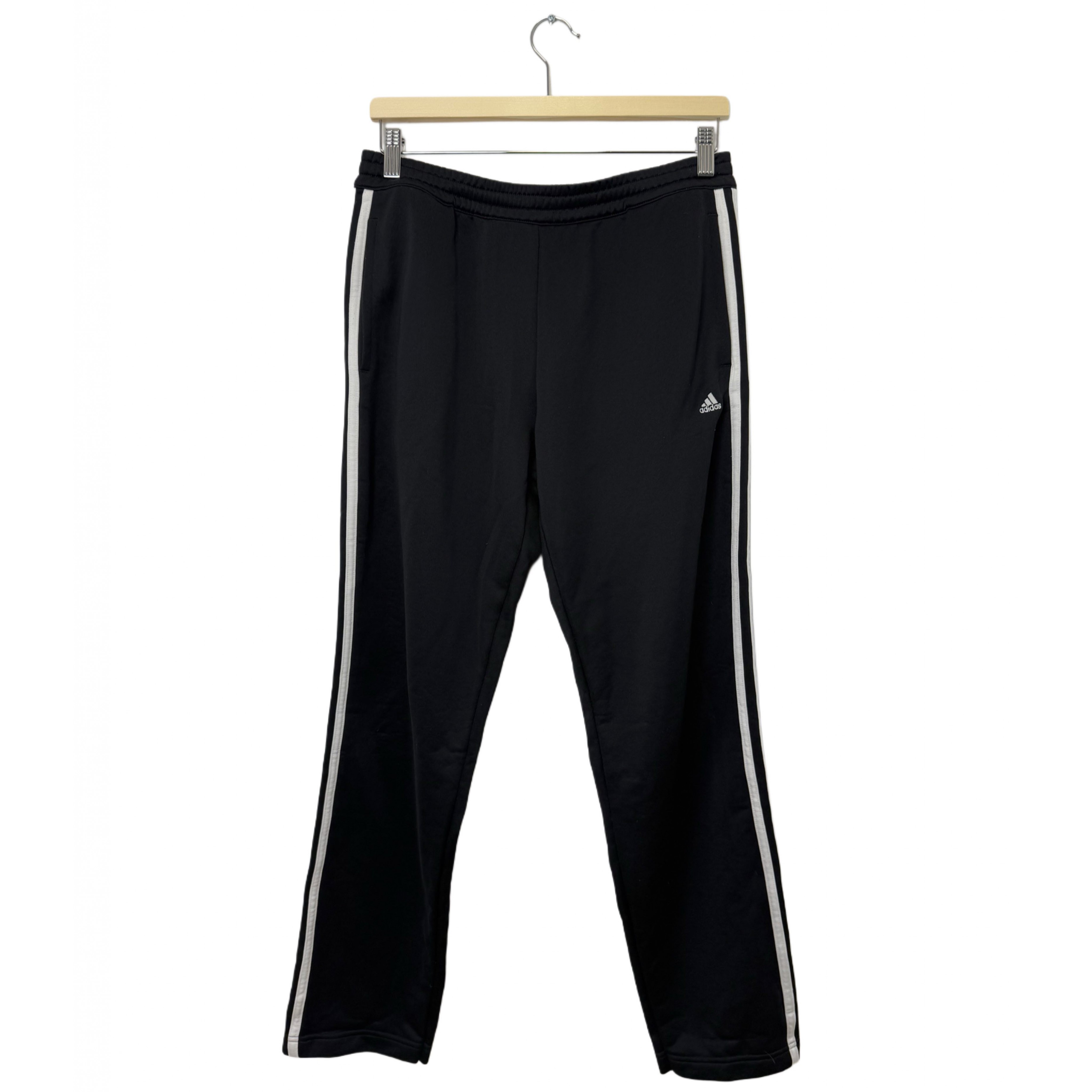 ADIDAS BLACK TRACK PANTS ADIDAS BLACK TRACK PANTS