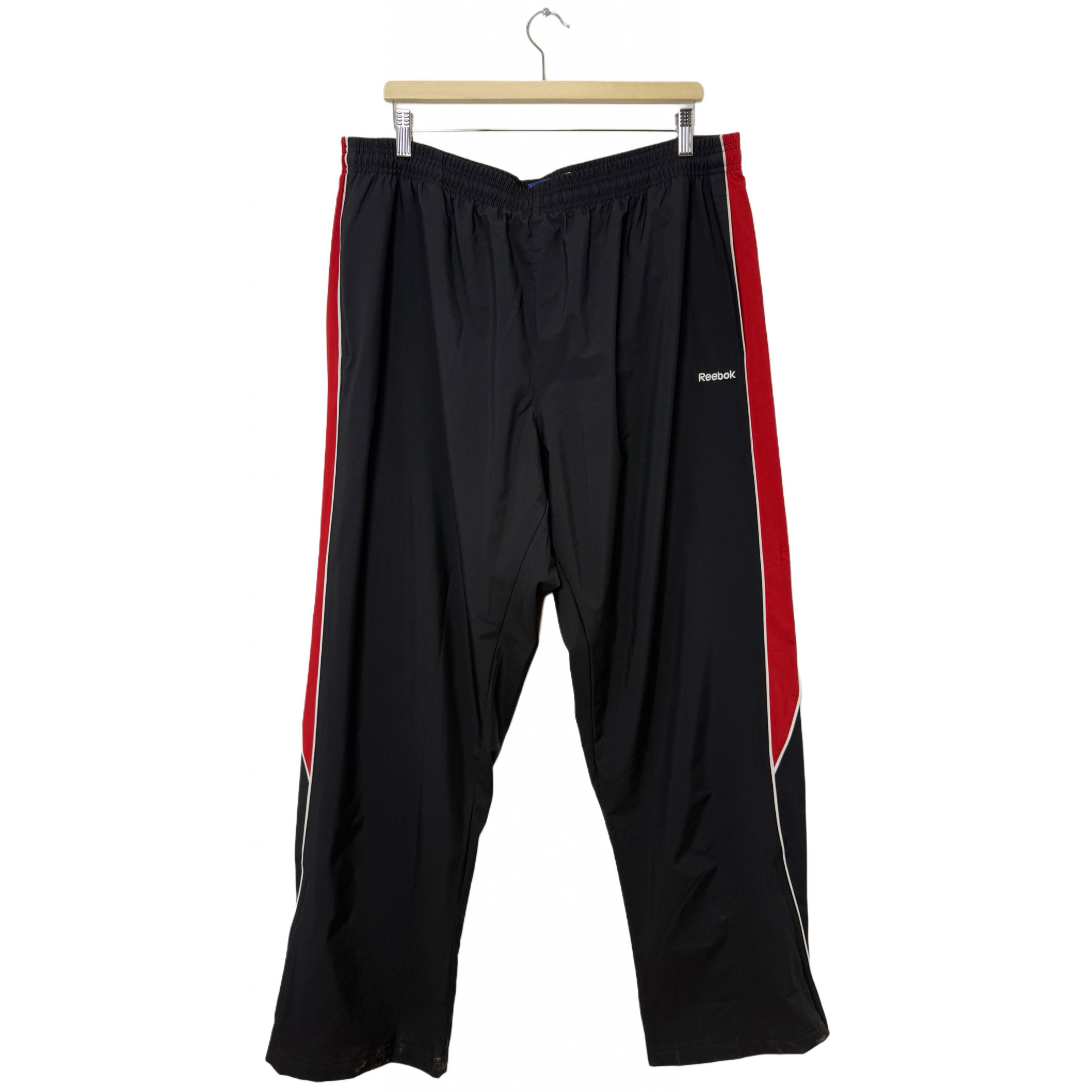 REEBOK BLACK TRACK PANTS REEBOK BLACK TRACK PANTS