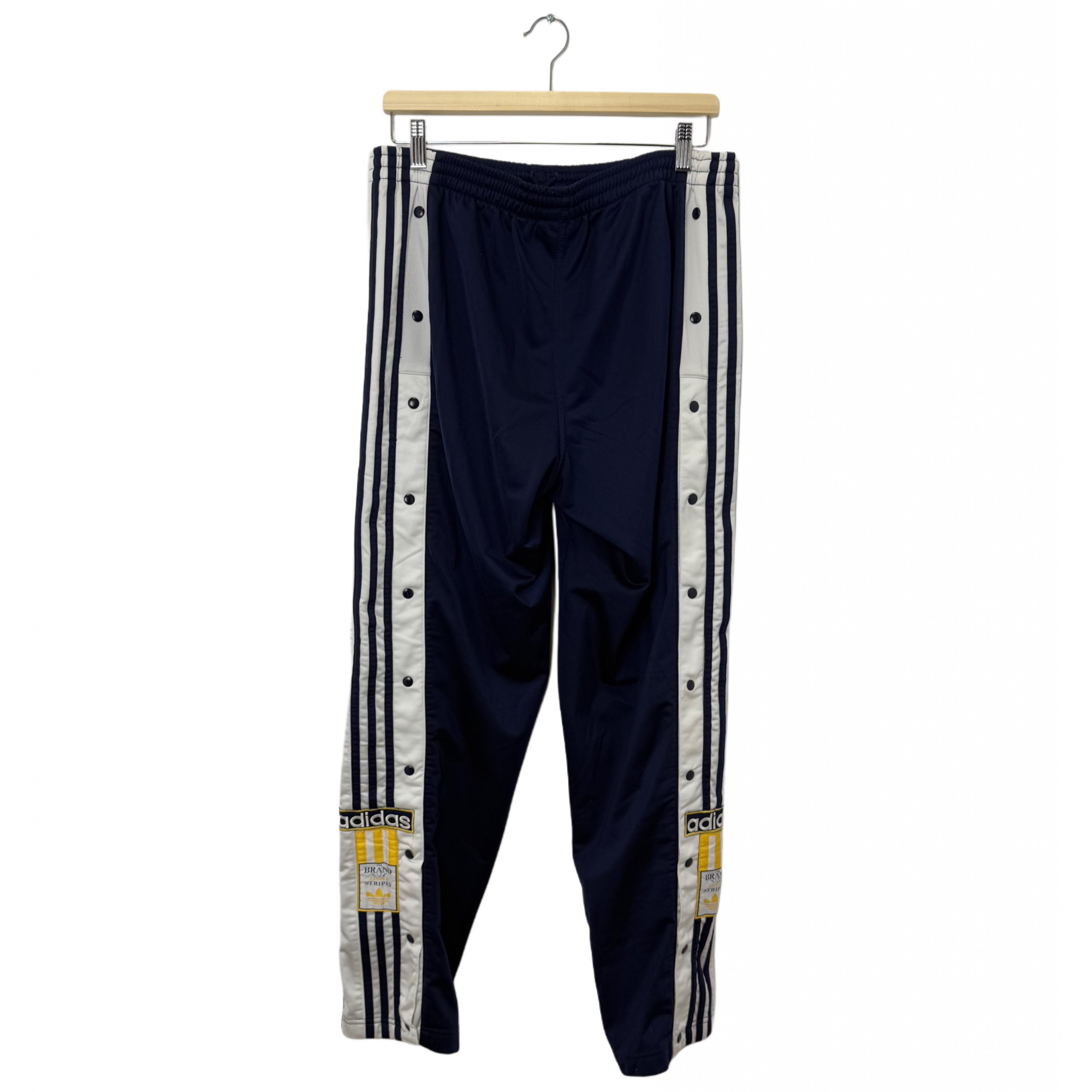 ADIDAS ORIGINALS DARK BLUE ADIBREAK PANTS ADIDAS ORIGINALS DARK BLUE ADIBREAK PANTS