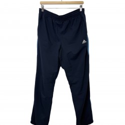 ADIDAS DARK BLUE TRACK PANTS