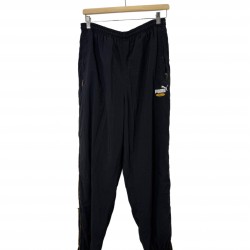 PUMA BLACK TRACK PANTS 