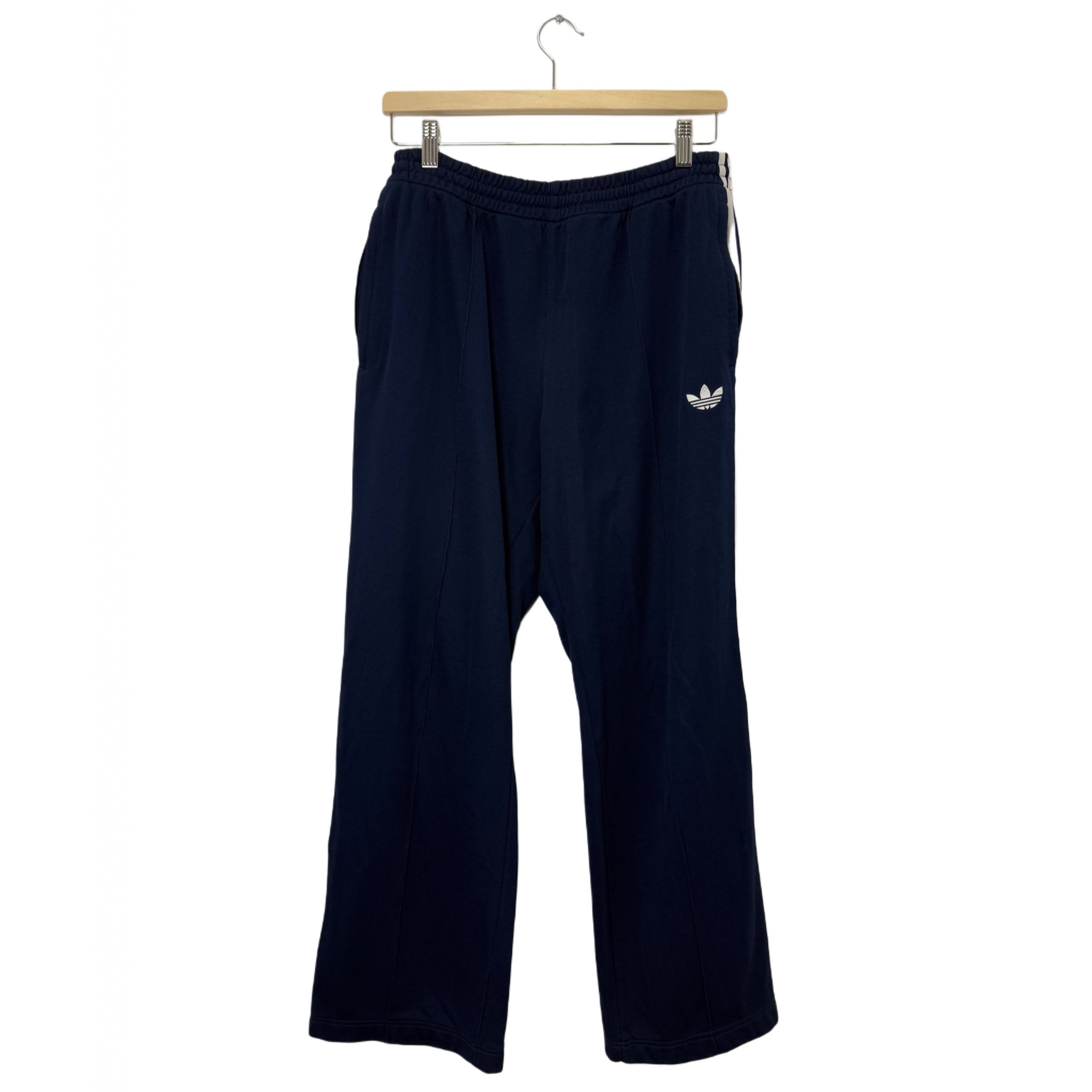 ADIDAS ORIGINALS DARK BLUE TRACK PANTS ADIDAS ORIGINALS DARK BLUE TRACK PANTS