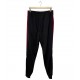 ADIDAS ORIGINALS BLACK WITH RED STRAPS TRACK PANTS ADIDAS ORIGINALS BLACK WITH RED STRAPS TRACK PANTS