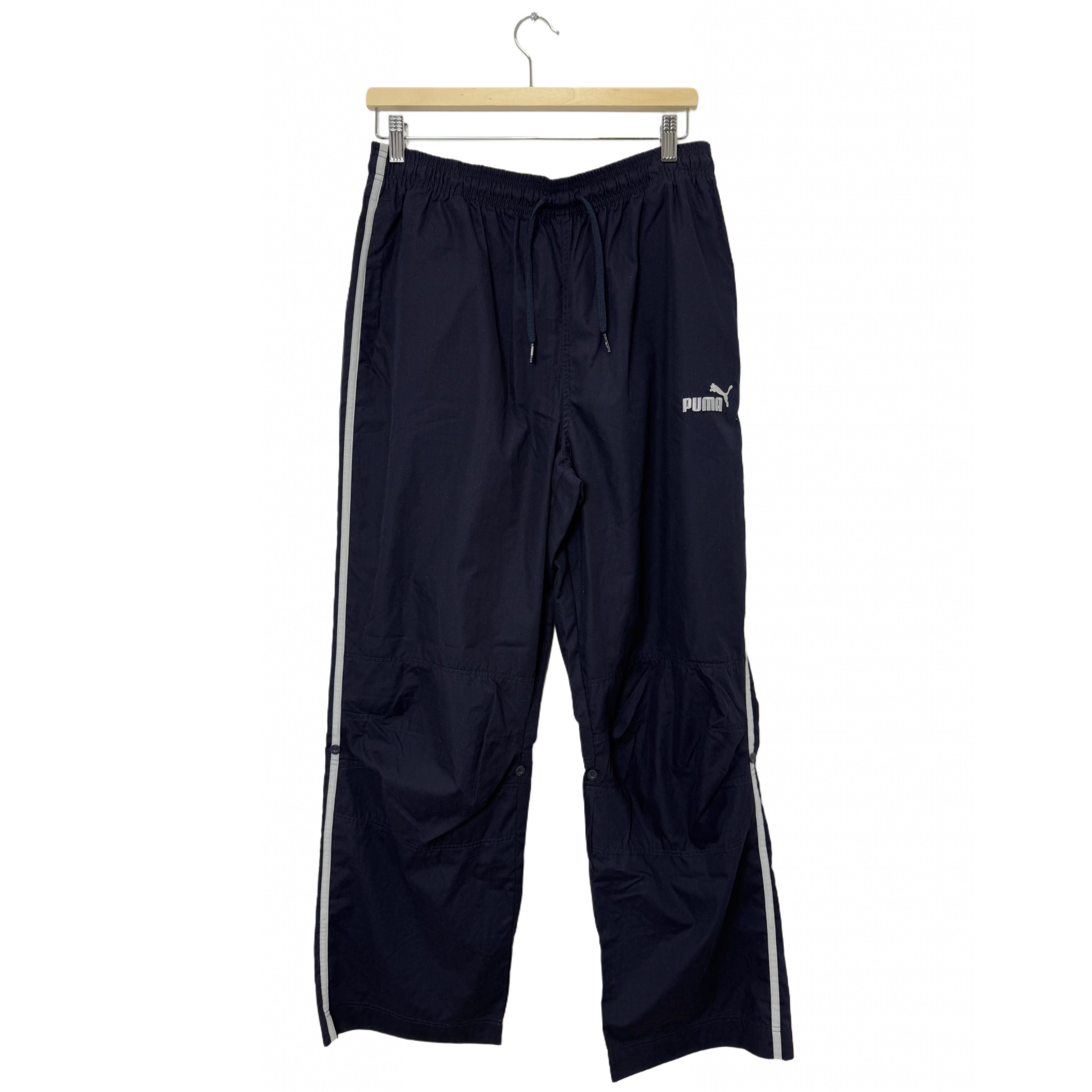 PUMA DARK BLUE TRACK PANTS PUMA DARK BLUE TRACK PANTS