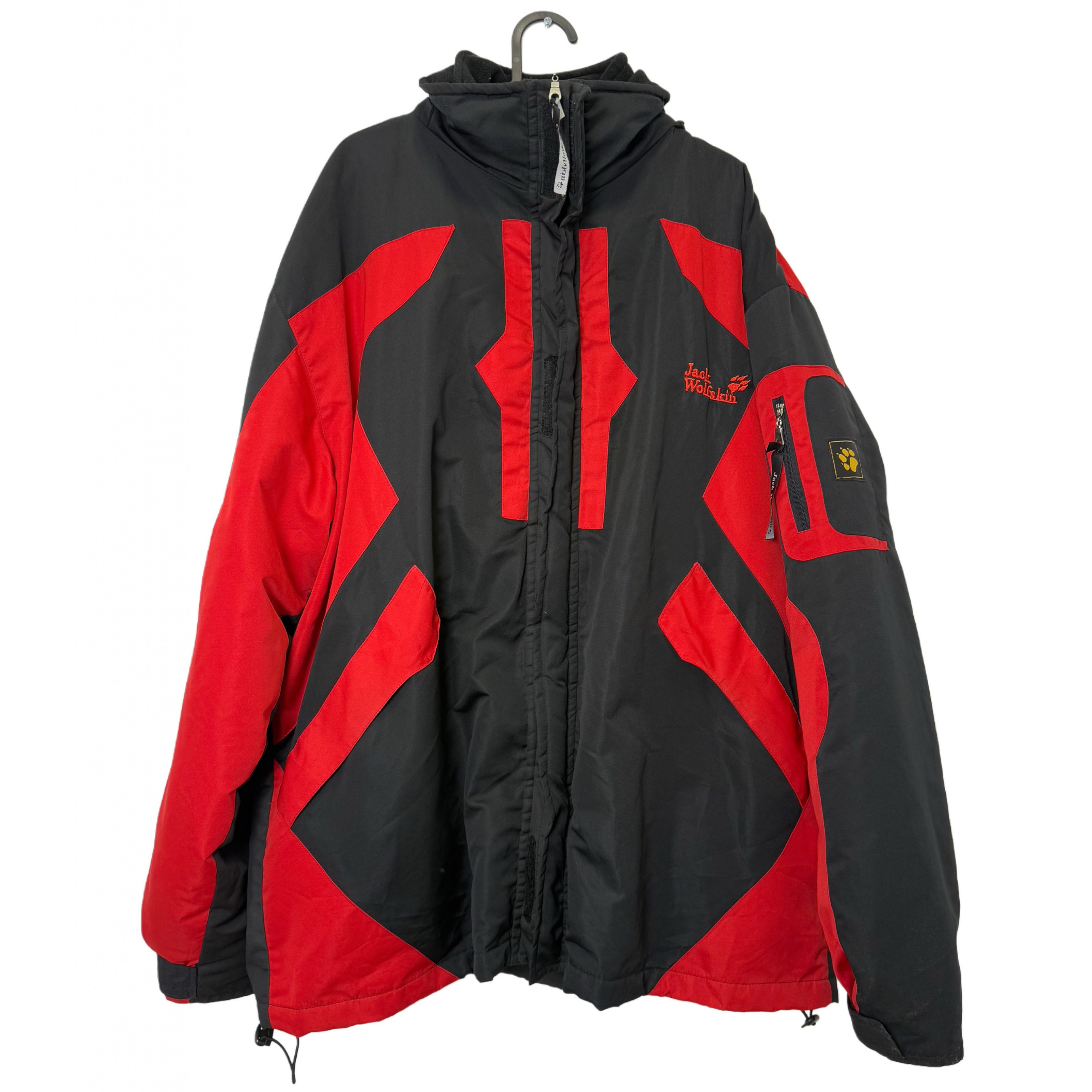 JACK WOLFSKIN RED AND BLACK JACKET JACK WOLFSKIN RED AND BLACK JACKET