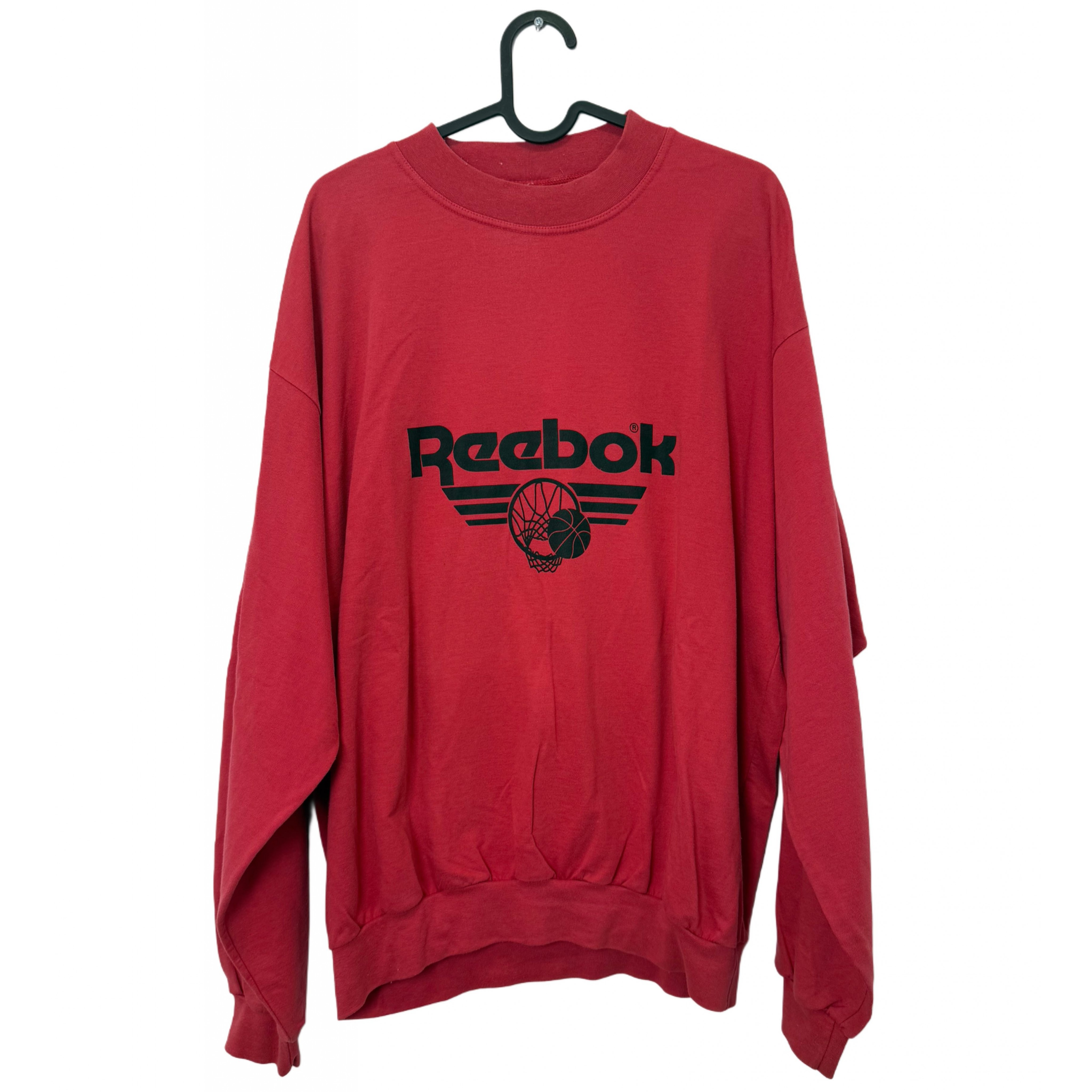 REEBOK RED SWEATSHIRT REEBOK RED SWEATSHIRT