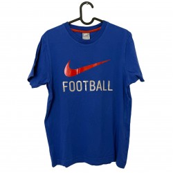 NIKE FOOTBALL BLUE T-SHIRT