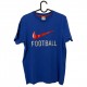NIKE FOOTBALL BLUE T-SHIRT