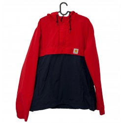 CARHARTT RED N BLACK JACKET HALF ZIPPER