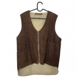 BROWN VINTAGE VEST