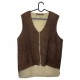 BROWN VINTAGE VEST BROWN VINTAGE VEST
