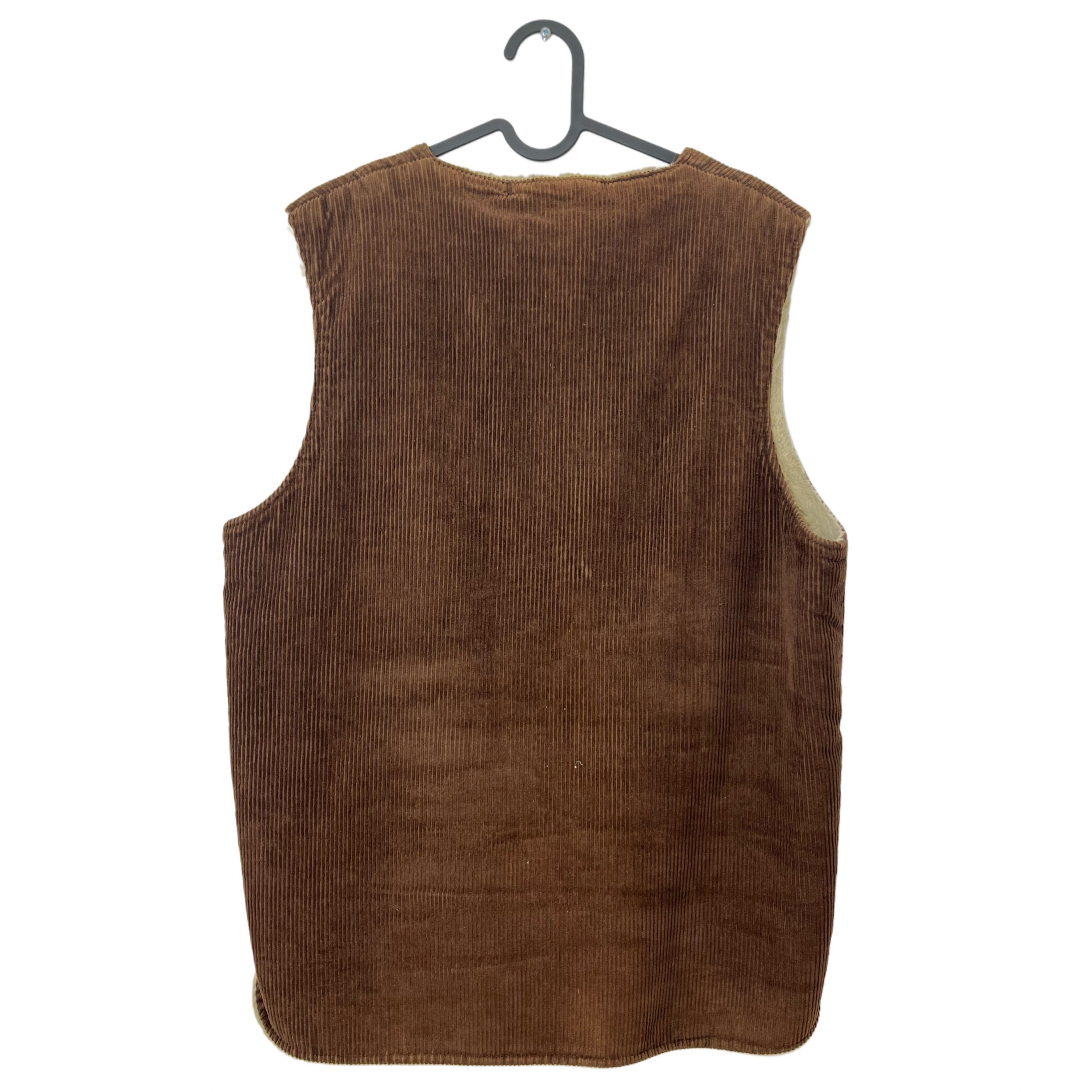 BROWN VINTAGE VEST BROWN VINTAGE VEST