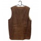 BROWN VINTAGE VEST BROWN VINTAGE VEST