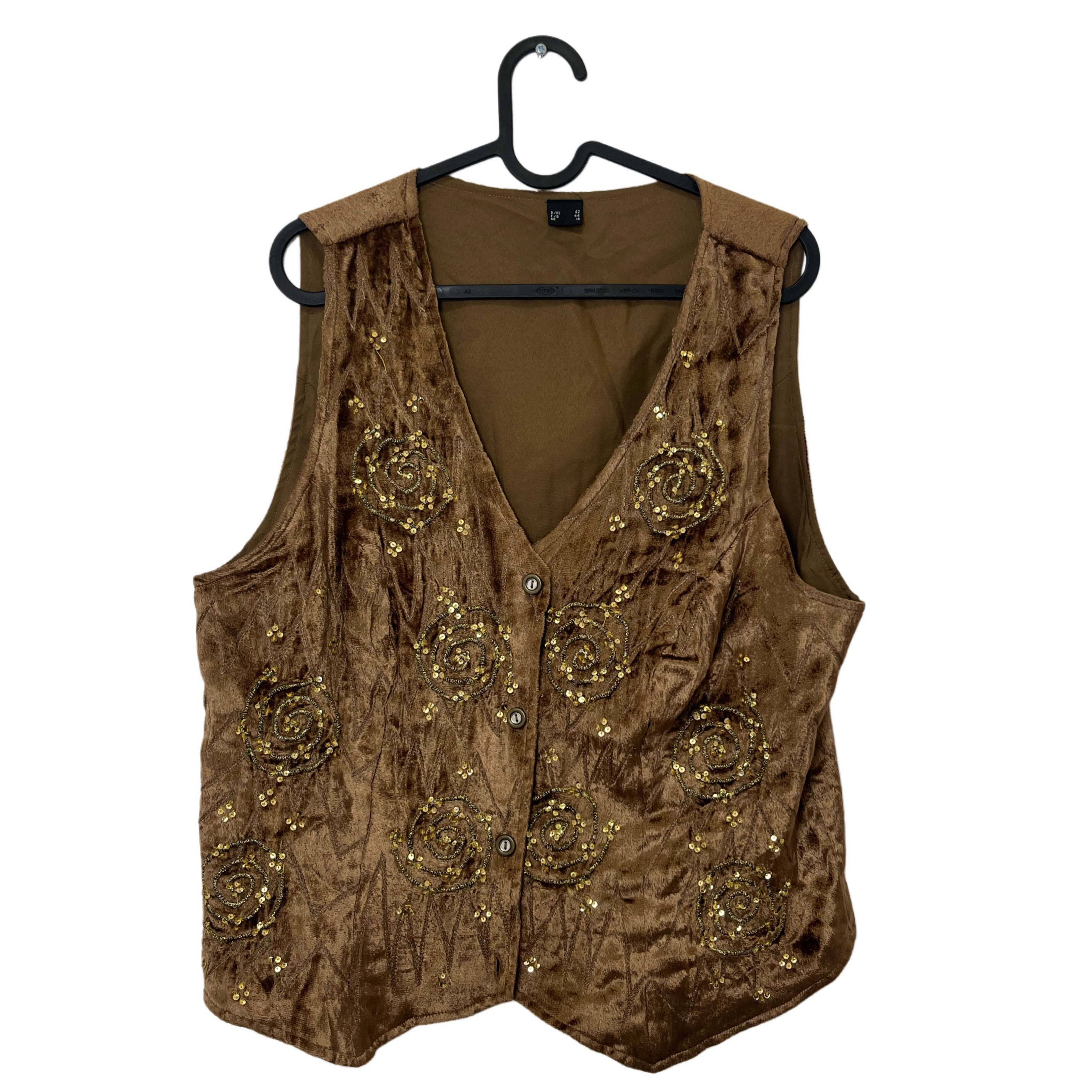 BROWN VINTAGE VEST BROWN VINTAGE VEST