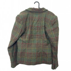OLIVE CHECK BLAZER VINTAGE