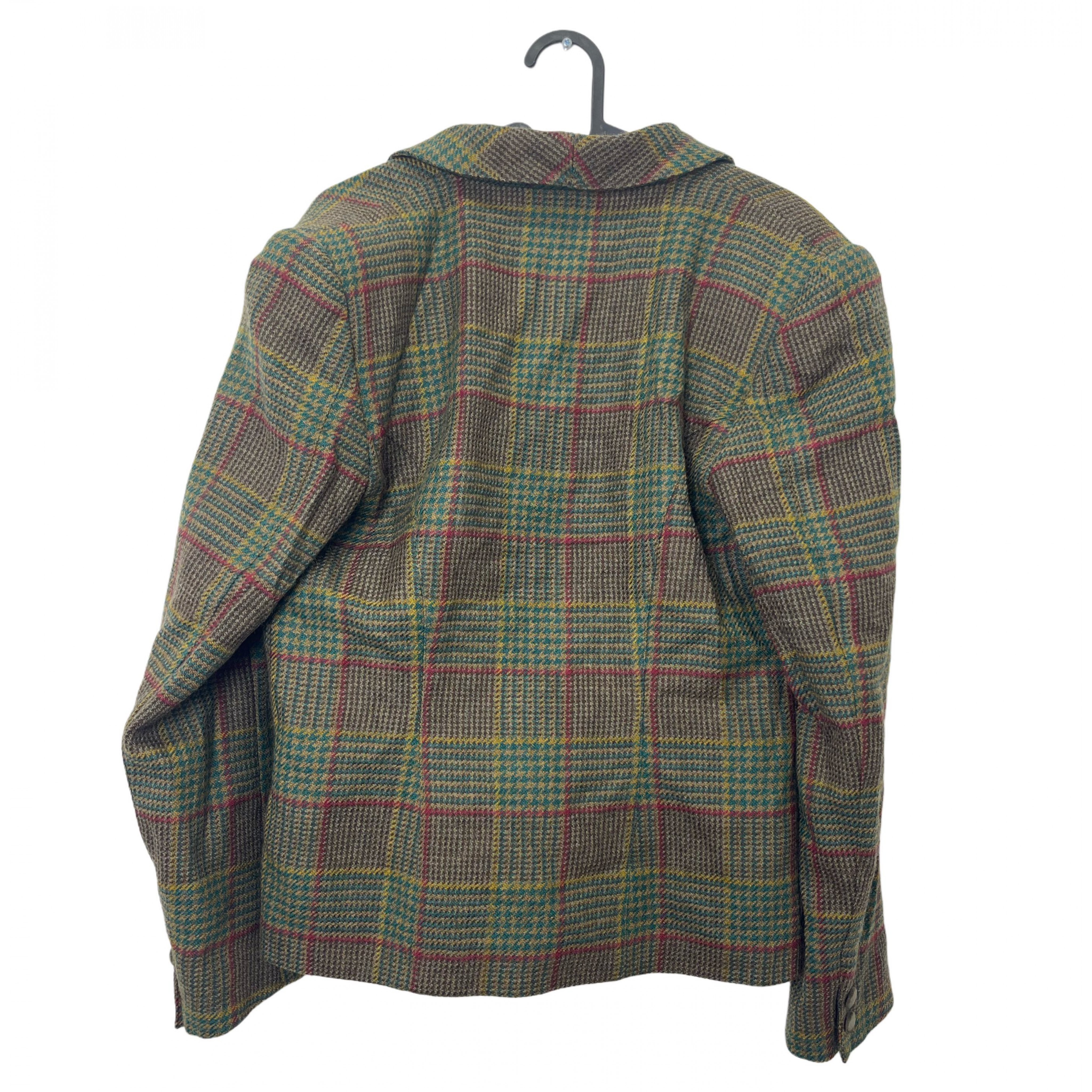 OLIVE CHECK BLAZER VINTAGE OLIVE CHECK BLAZER VINTAGE