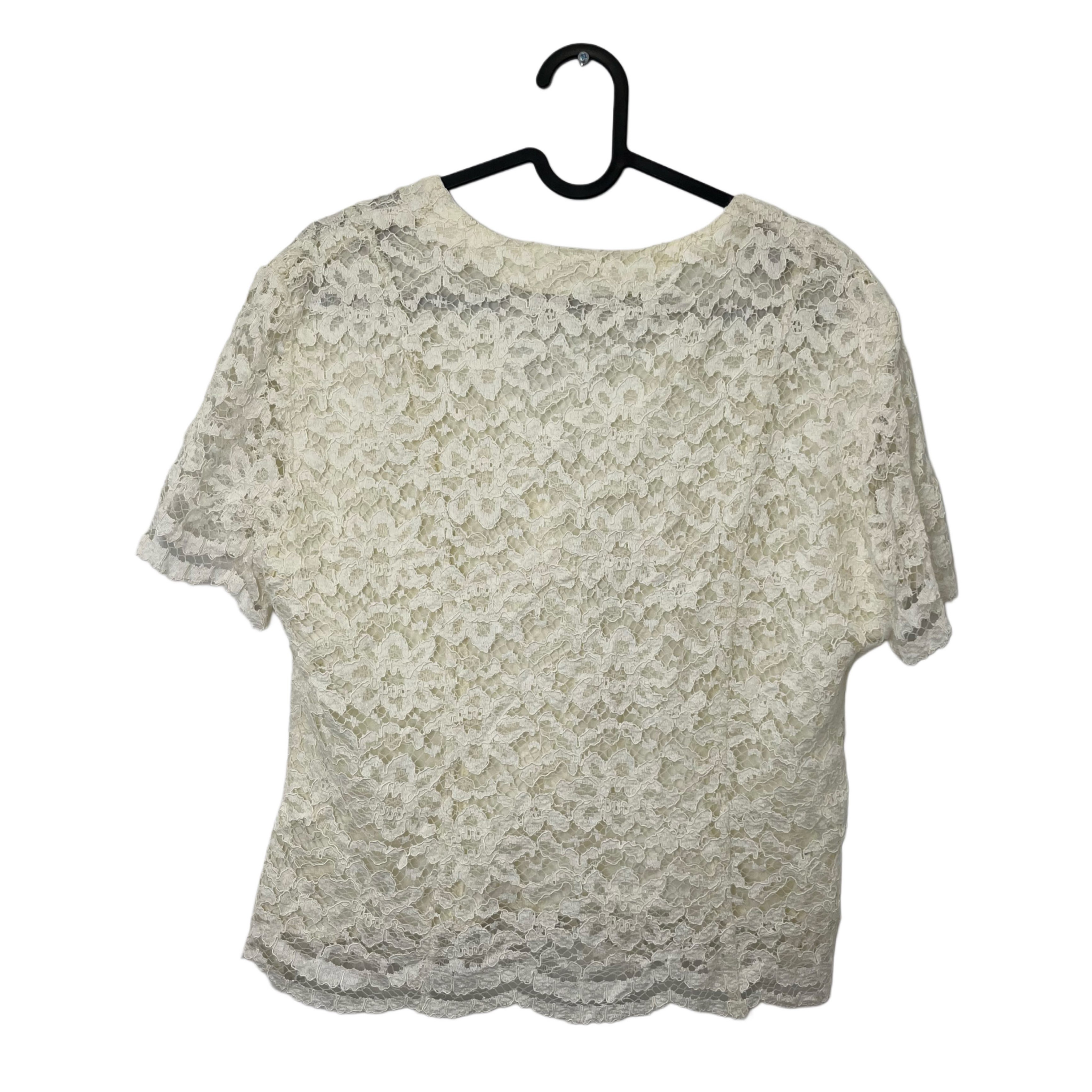 VINTAGE ETAM CREAM BLOUSE VINTAGE ETAM CREAM BLOUSE