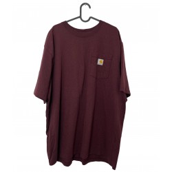 WINE RED CARHARTT T-SHIRT