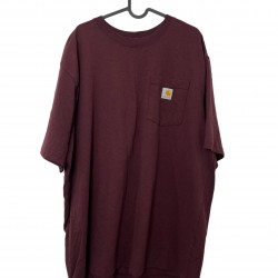WINE RED CARHARTT T-SHIRT