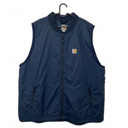 CARHARTT DARK BLUE SLEEVELESS JACKET