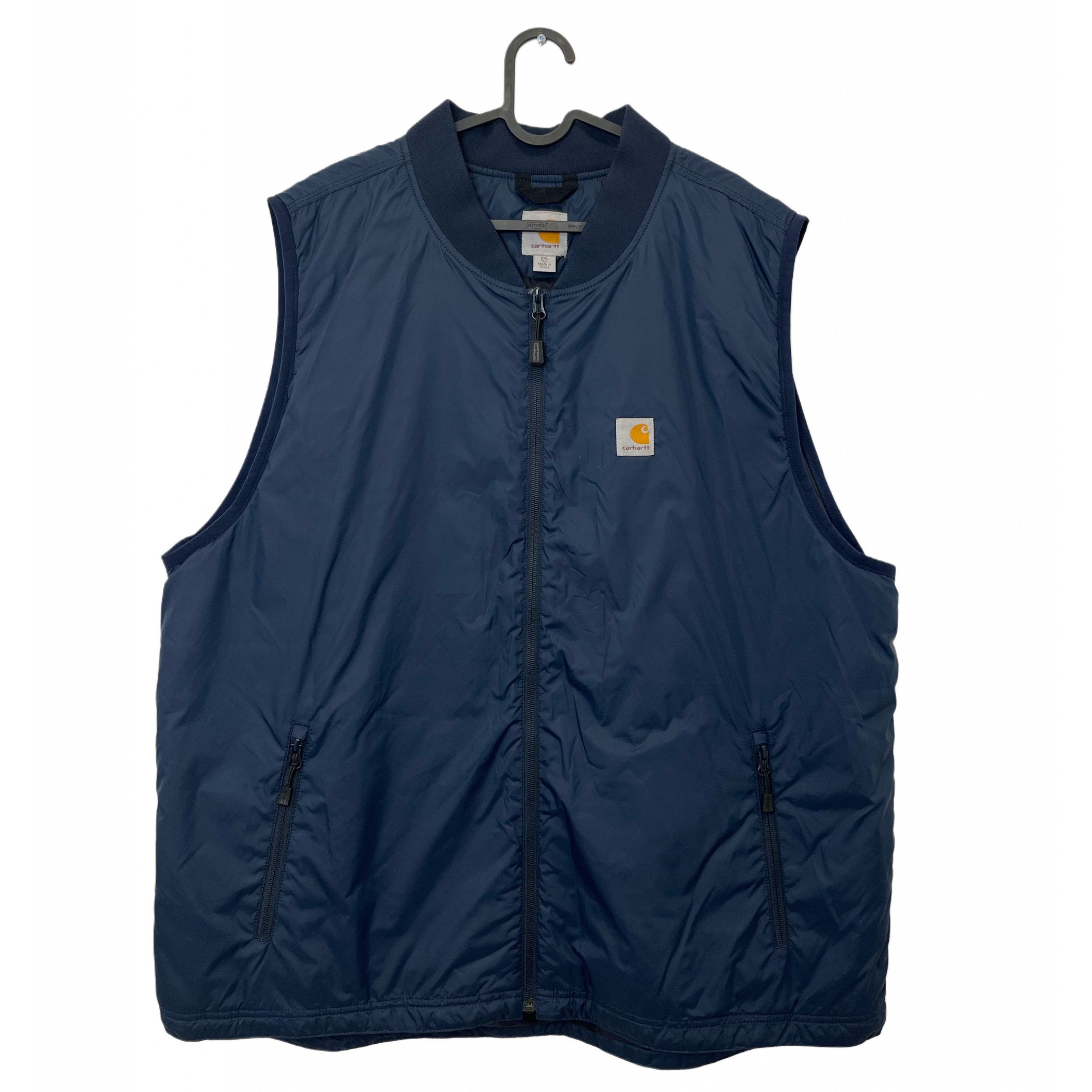 CARHARTT DARK BLUE SLEEVELESS JACKET CARHARTT DARK BLUE SLEEVELESS JACKET