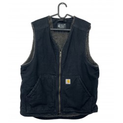 CARHARTT BLACK SLEEVELESS JACKET