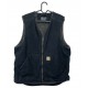 CARHARTT BLACK SLEEVELESS JACKET