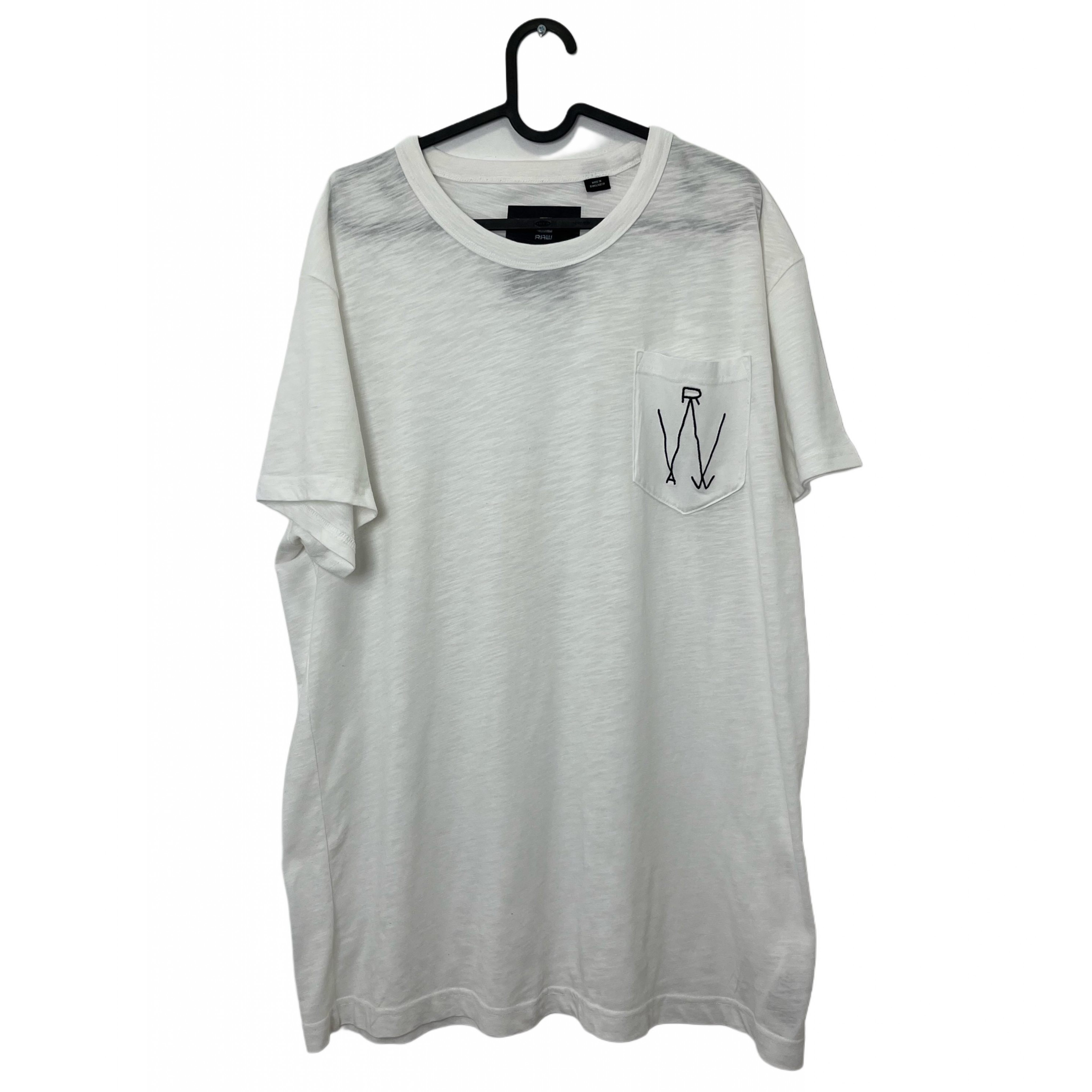G-RAW WHITE T-SHRT G-RAW WHITE T-SHRT