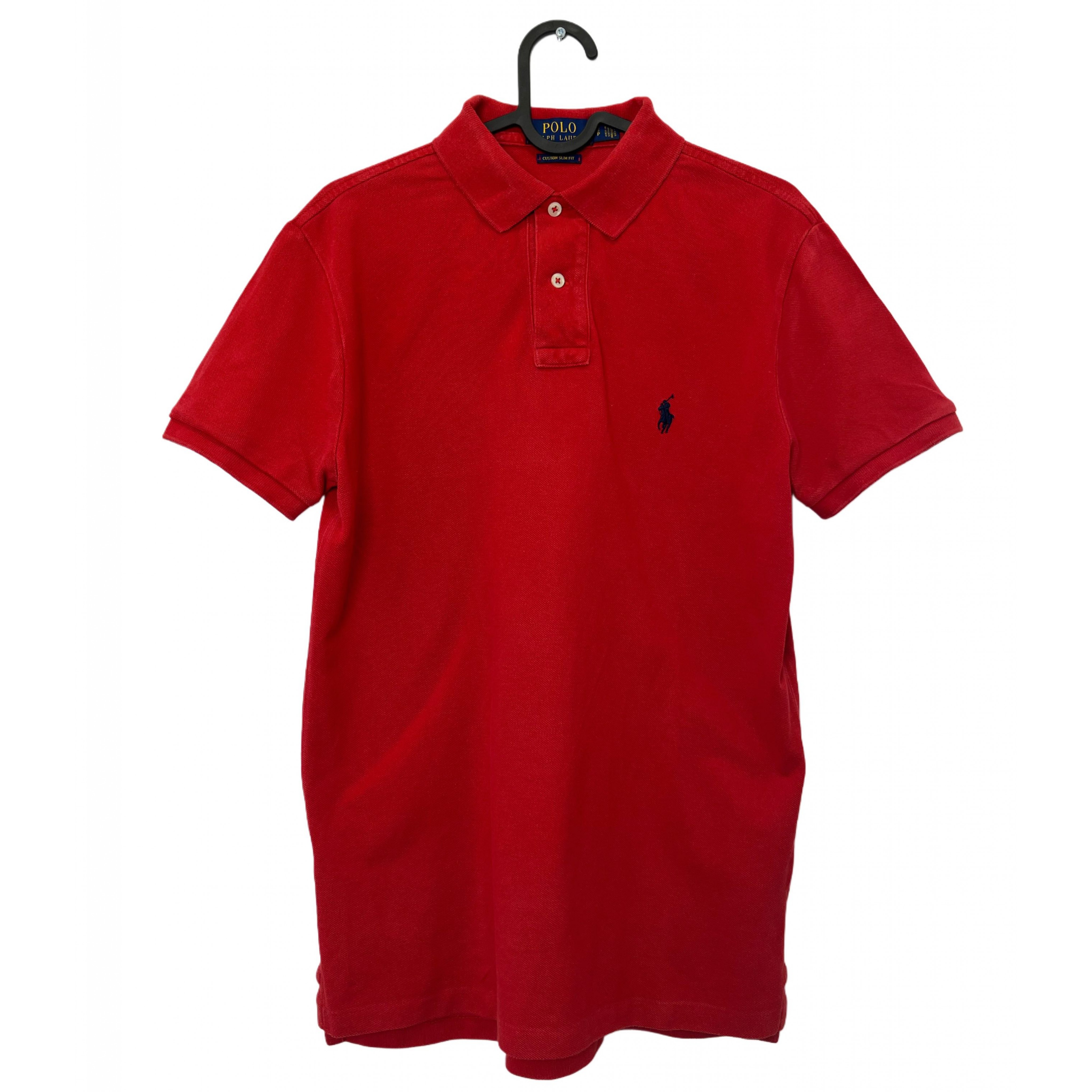 RED POLO RALPH LAUREN T-SHIRT RED POLO RALPH LAUREN T-SHIRT