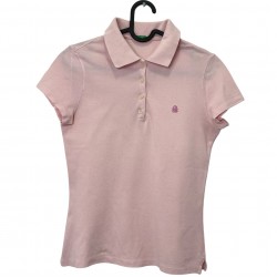 BENNETON PINK POLO T-SHIRT