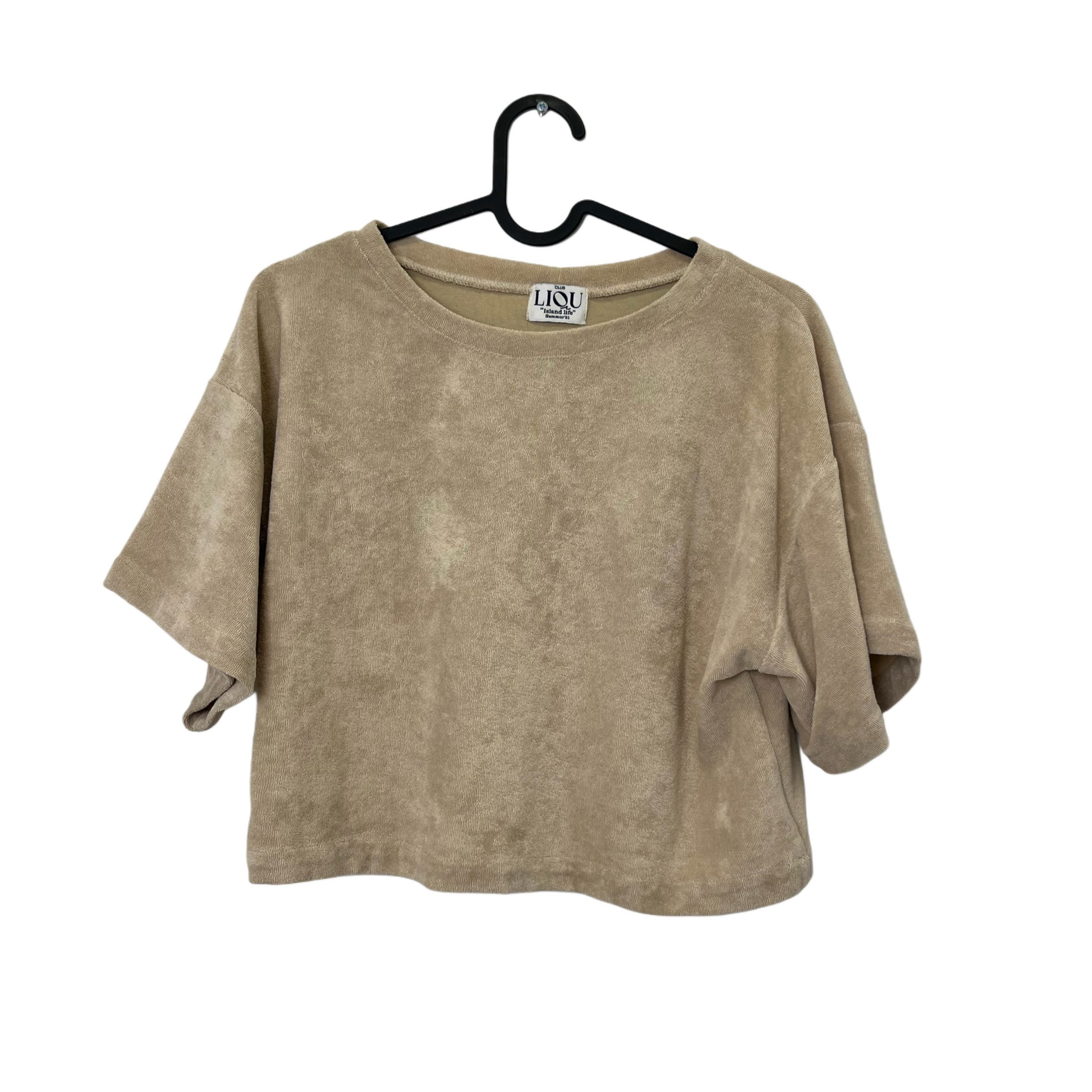 BEIGE CROP TOP BEIGE CROP TOP