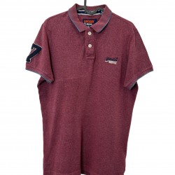 SUPERDRY RED POLO T-SHIRT