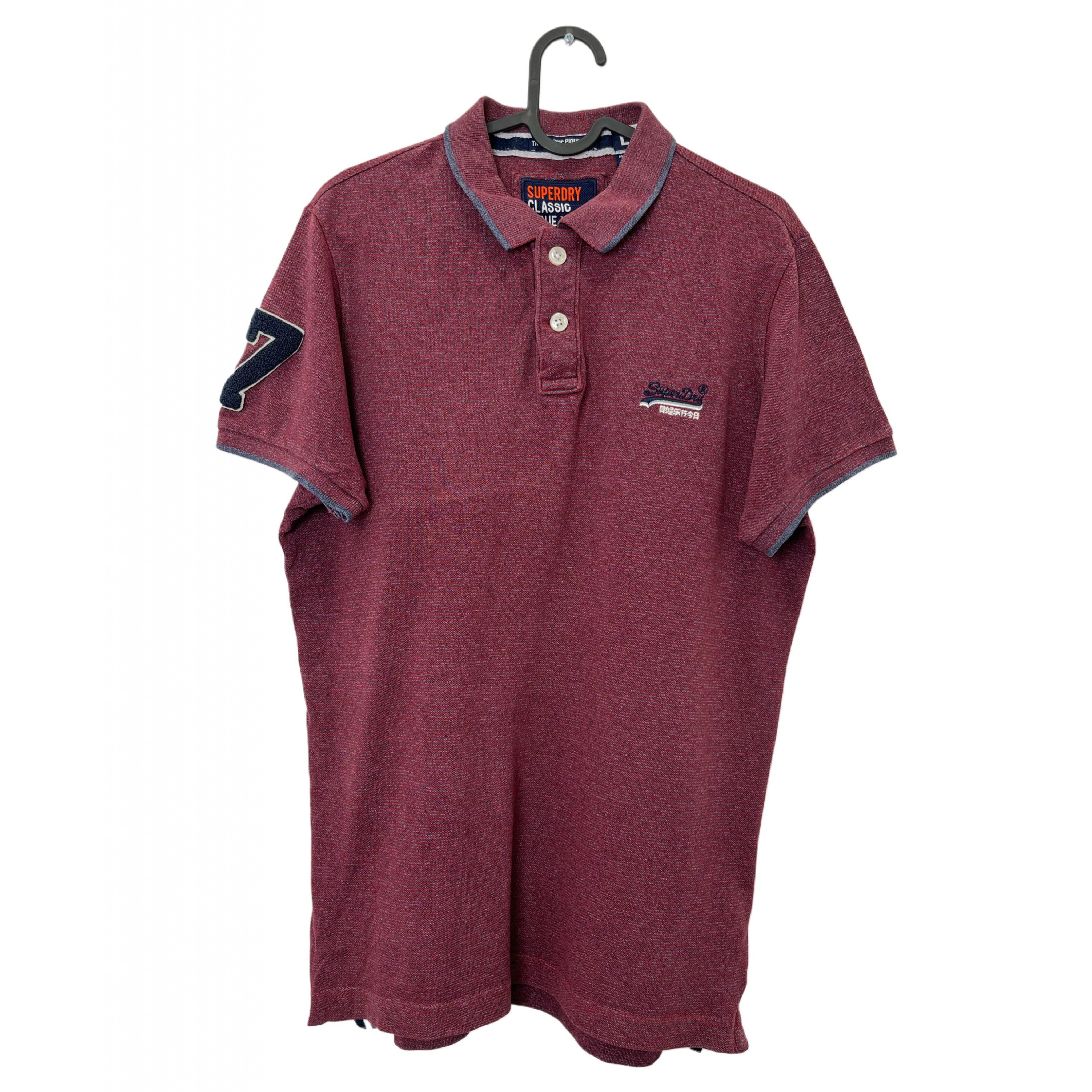 SUPERDRY RED POLO T-SHIRT SUPERDRY RED POLO T-SHIRT