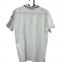 MONCLER WHITE POLO T-SHIRT