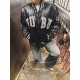 FUBU BLACK BOMBER JACKET FUBU BLACK BOMBER JACKET