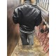 FUBU BLACK BOMBER JACKET FUBU BLACK BOMBER JACKET