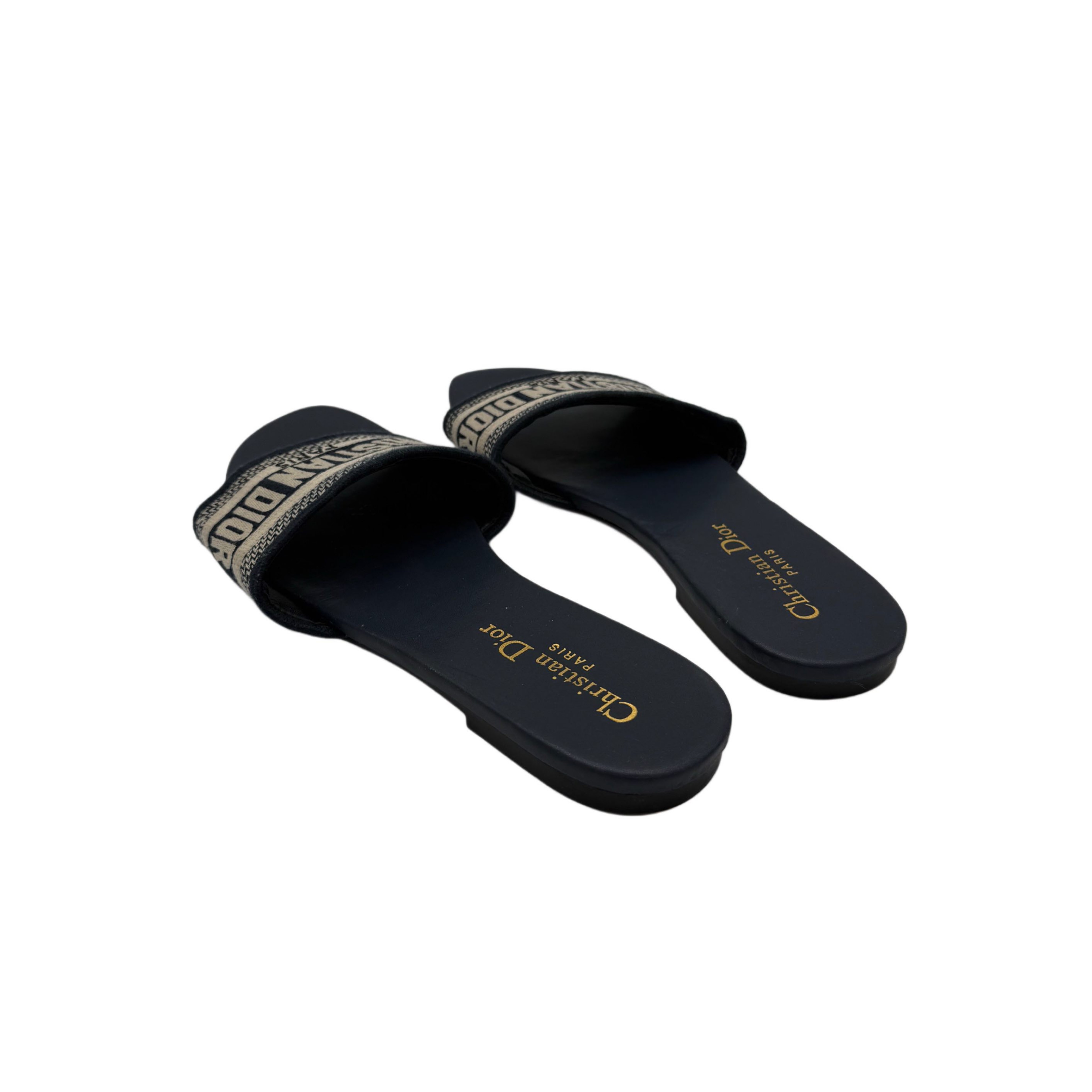 CHRISTIAN DIOR BLUE CLOTH SANDALS CHRISTIAN DIOR BLUE CLOTH SANDALS