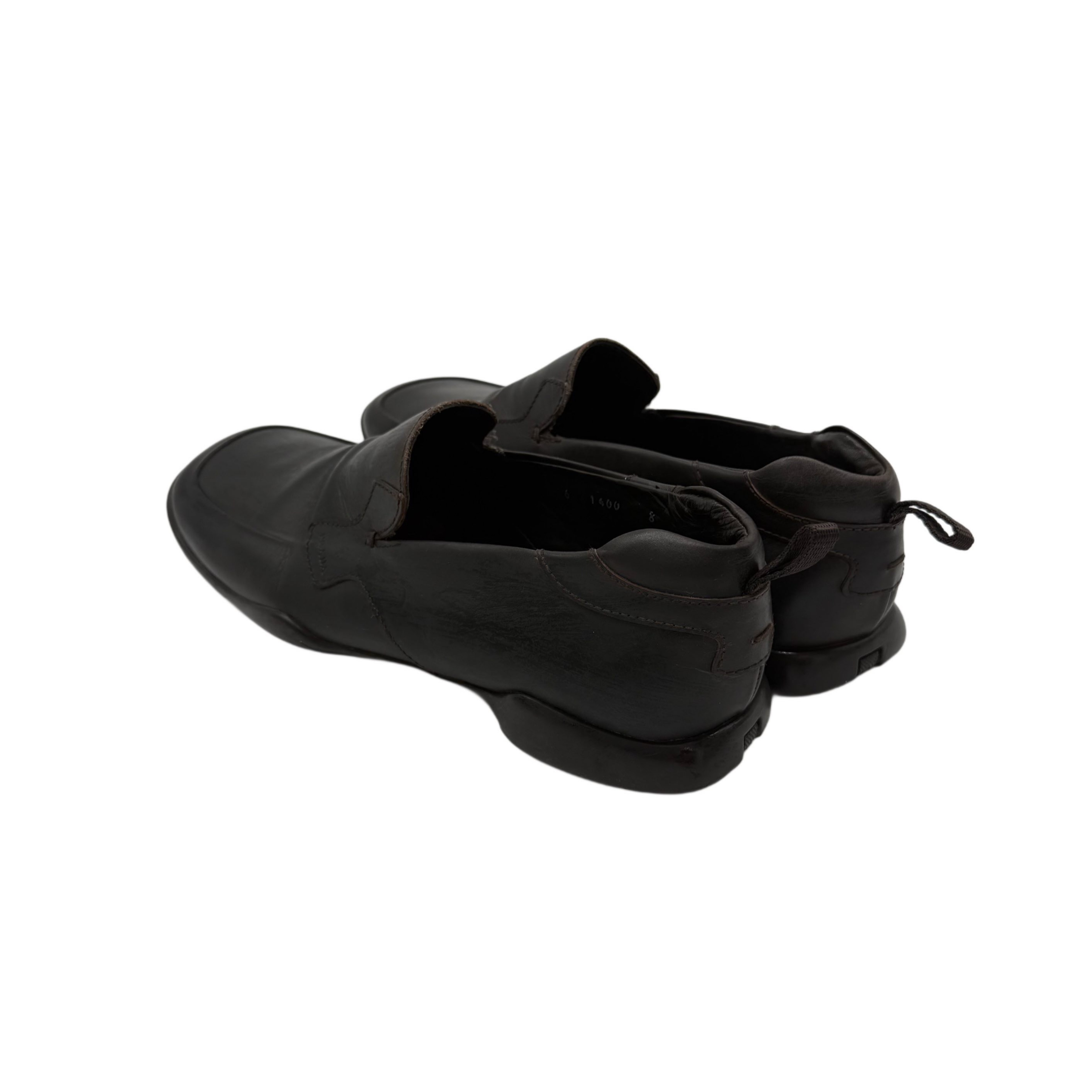 PRADA DARK BROWN LOAFERS PRADA DARK BROWN LOAFERS
