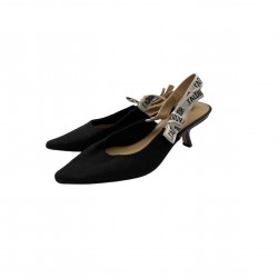 CHRISTIAN DIOR CLOTH HEELS
