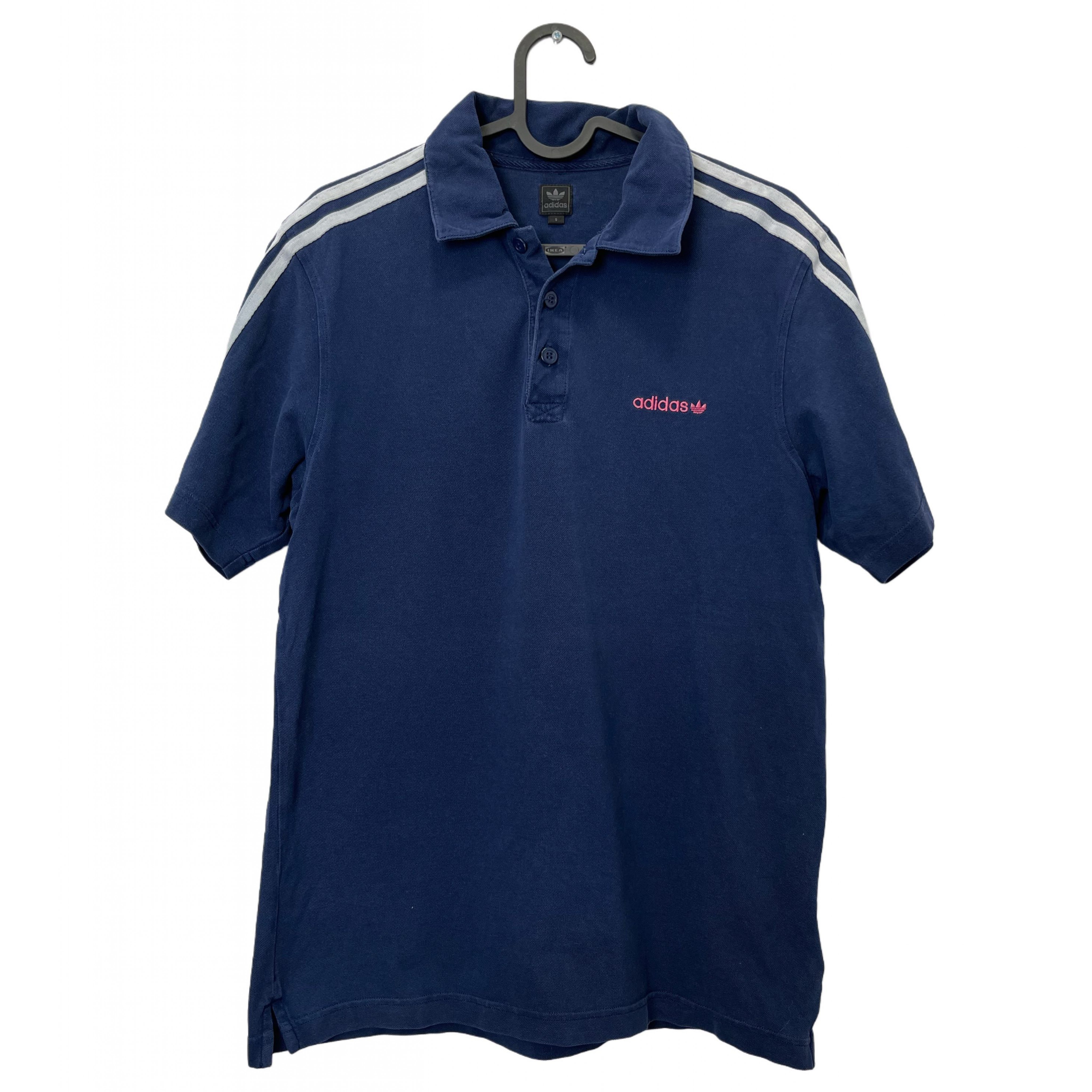 ADIDAS BLUE POLO T-SHIRT ADIDAS BLUE POLO T-SHIRT