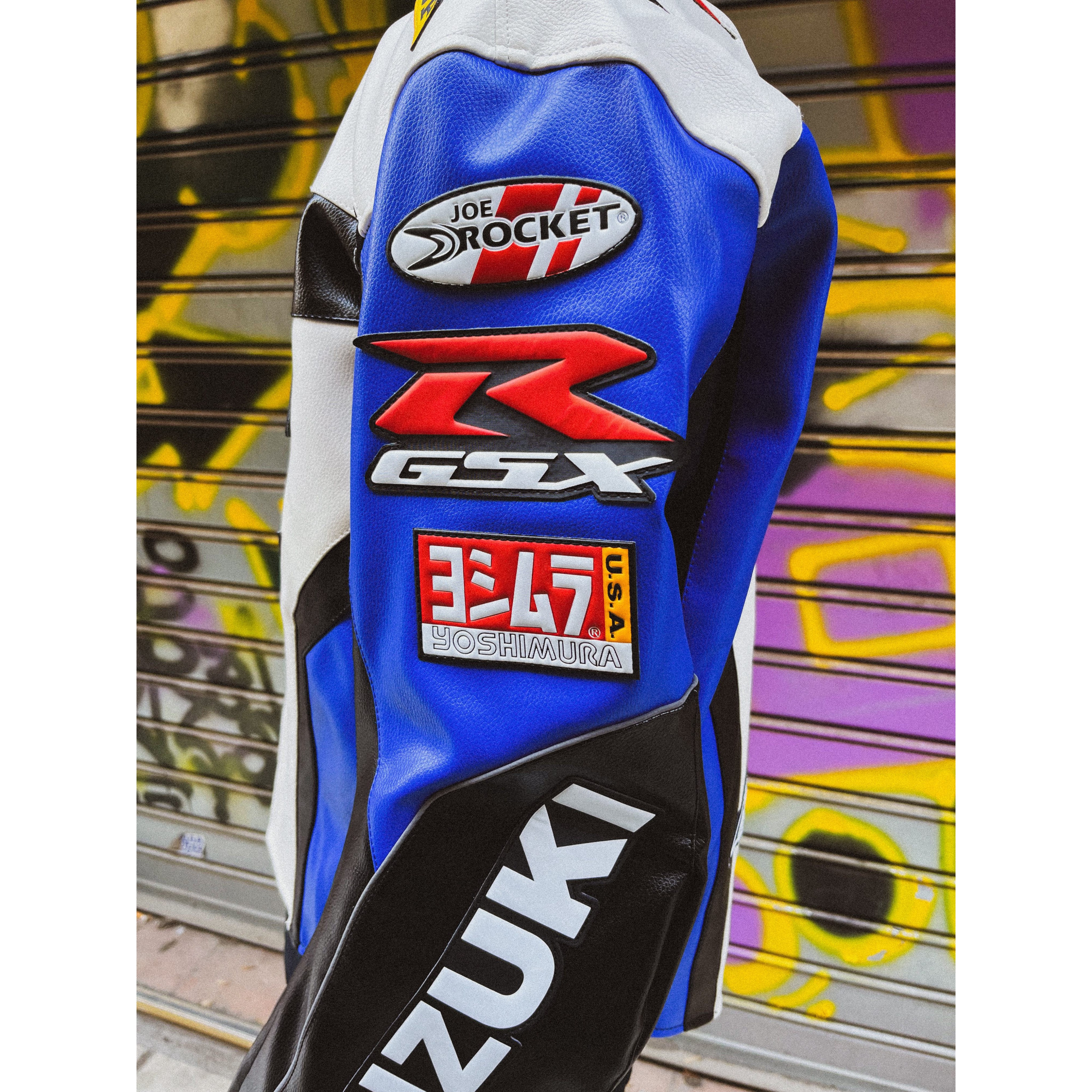 SUZUKI RACING LEATHER BIKE JACKET SUZUKI RACING LEATHER BIKE JACKET