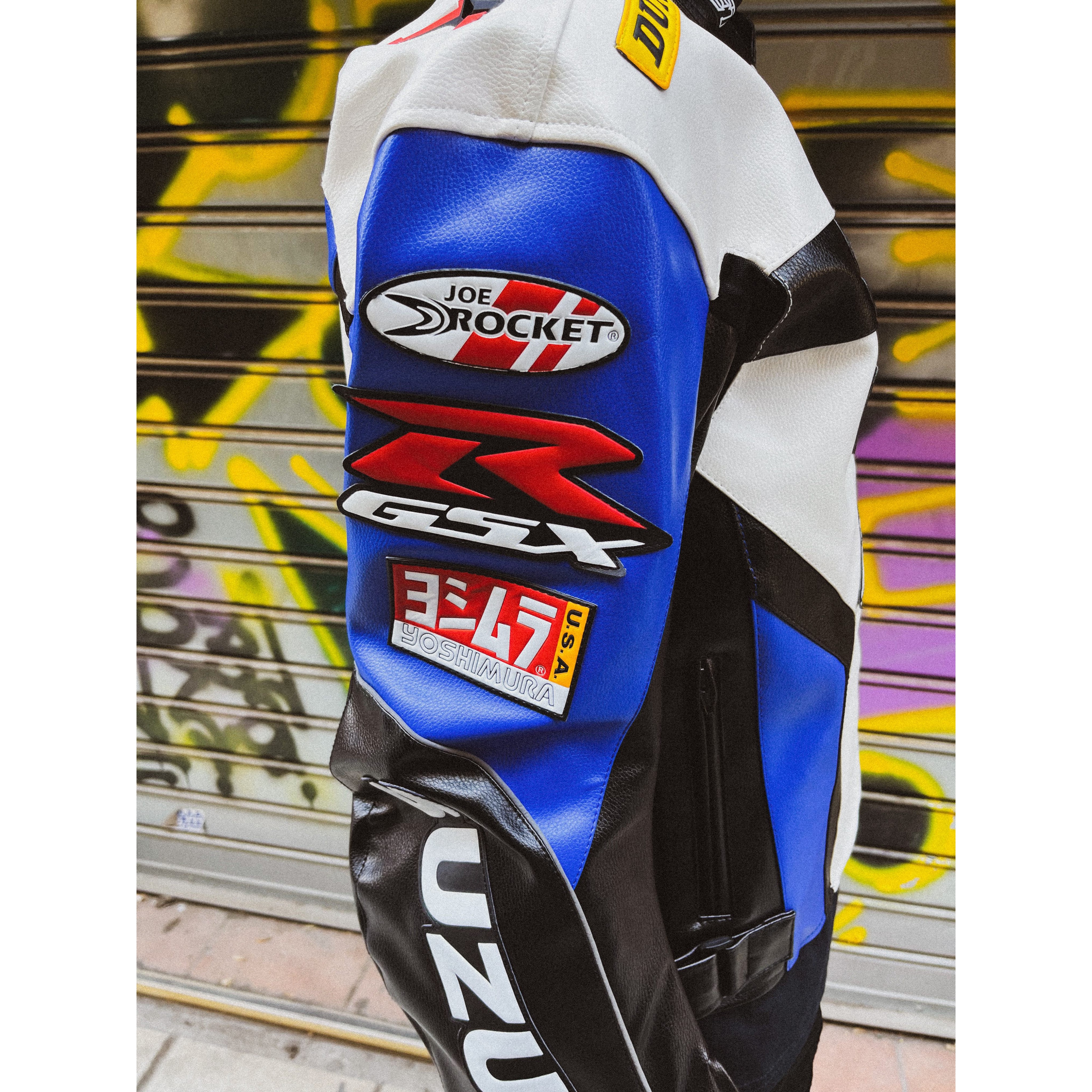 SUZUKI RACING LEATHER BIKE JACKET SUZUKI RACING LEATHER BIKE JACKET