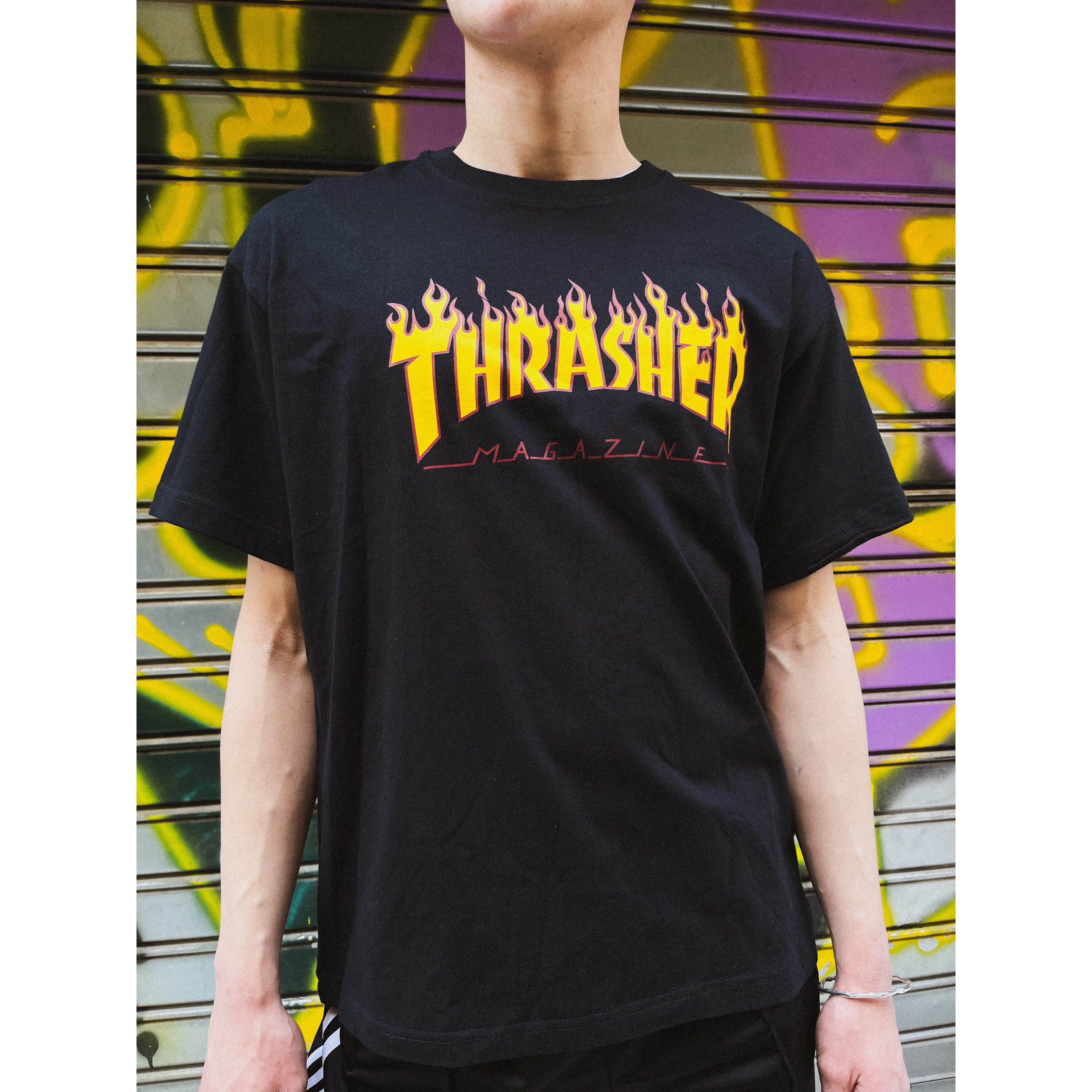 THRASER BLACK T-SHIRT THRASER BLACK T-SHIRT