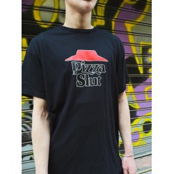 FEELS BLACK T-SHIRT "PIZZA SLUT"