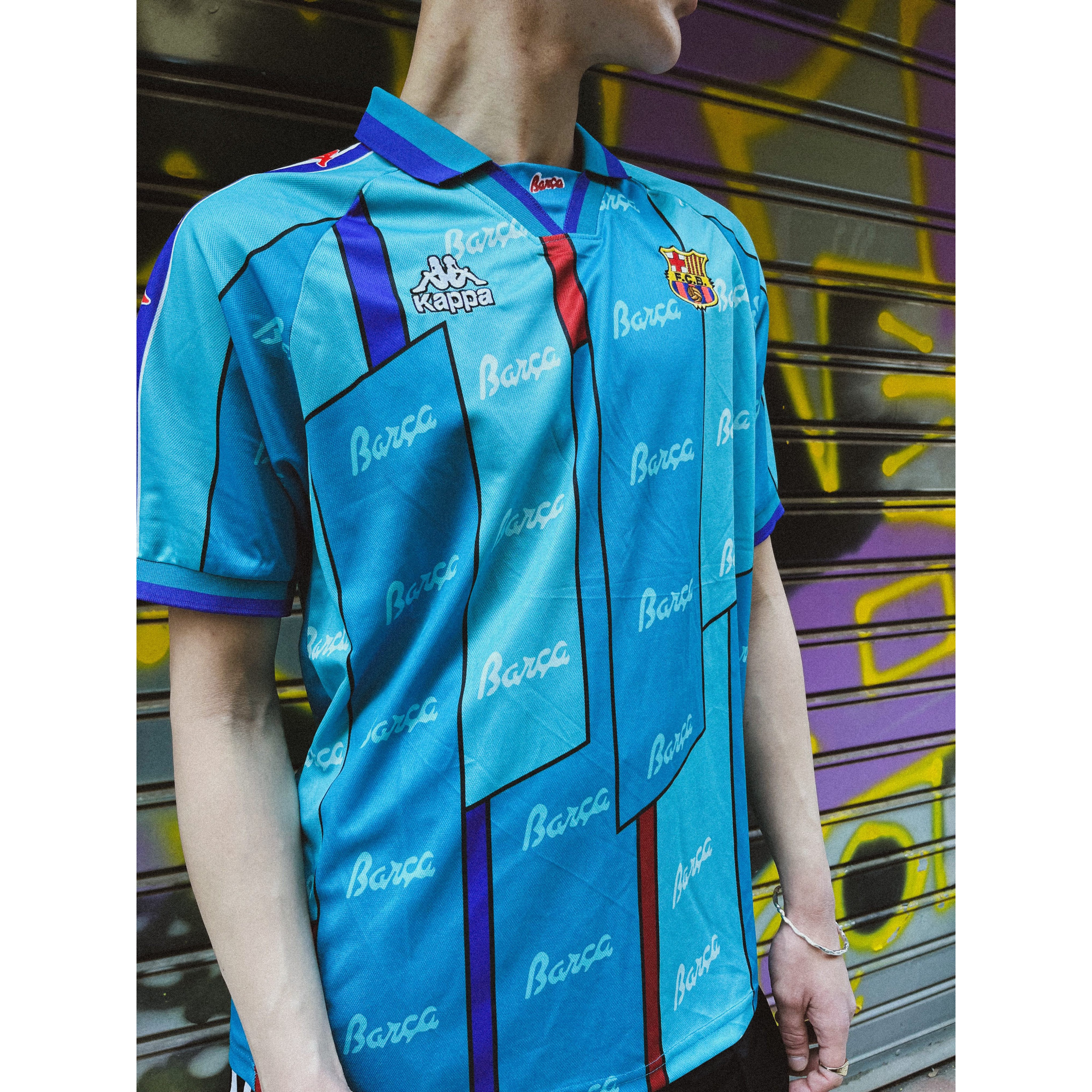 KAPPA F.C BARCELONA VINTAGE JERSEY KAPPA F.C BARCELONA VINTAGE JERSEY