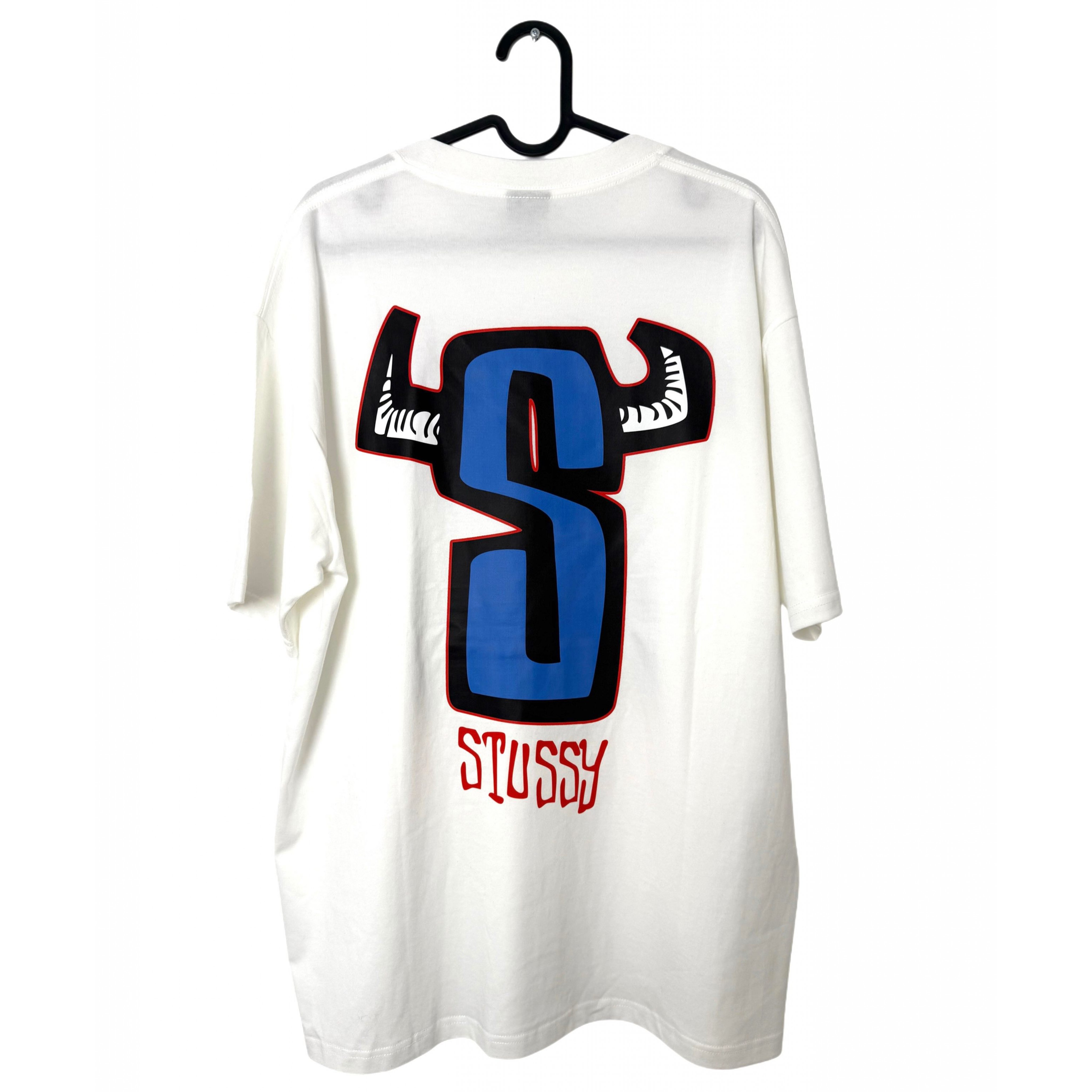 STUSSY WHITE T-SHIRT STUSSY WHITE T-SHIRT